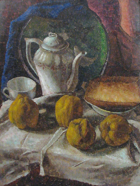 Still Life with Quinces by Leon Viorescu | Oil Painting Reproduction