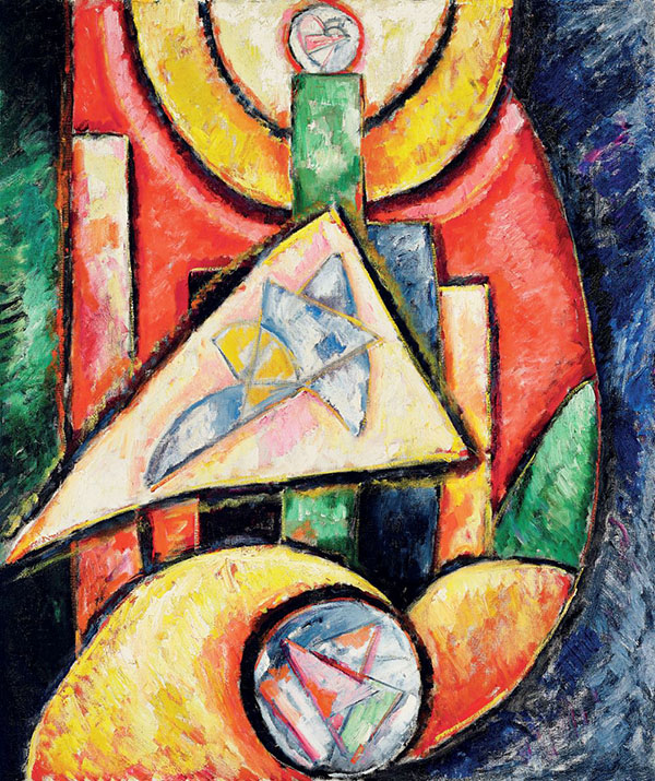 Abstraction 1912 by Marsden Hartley | Oil Painting Reproduction