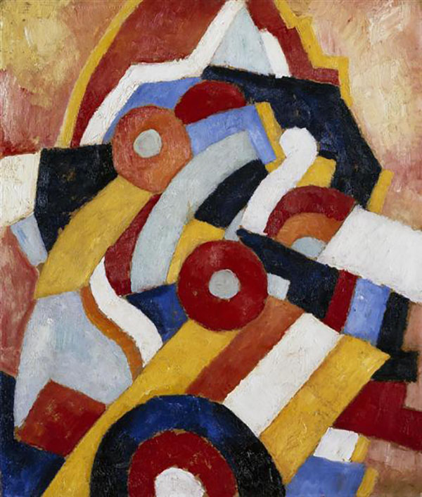 Abstraction 1914 by Marsden Hartley | Oil Painting Reproduction