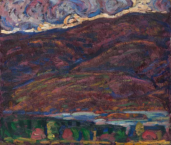 Autumn Color 1910 By Marsden Hartley