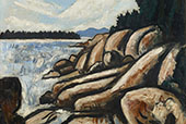 City Point Vinalhaven 1937 By Marsden Hartley