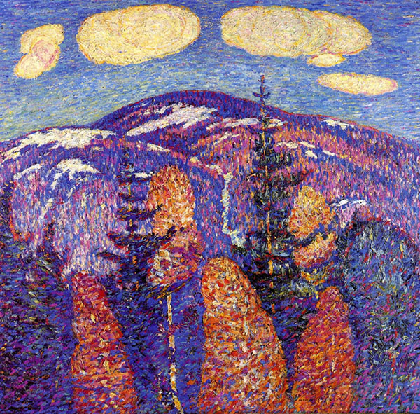 Cosmos The Mountains by Marsden Hartley | Oil Painting Reproduction