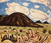 Landscape New Mexico 1920 By Marsden Hartley