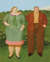 Man and a Woman, The Couple By Fernando Botero