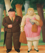 The Couple By Fernando Botero