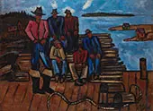 Lobster Fishermen Marsden 1940 By Marsden Hartley