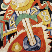 Military 1913 By Marsden Hartley