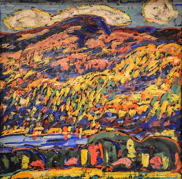 Mountain Lake Autumn 1910 By Marsden Hartley