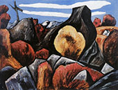 Mountains in Stone Dogtown 1931 By Marsden Hartley