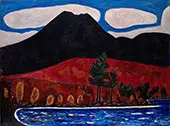 Mt. Katahdin Maine Autumn 1939 By Marsden Hartley