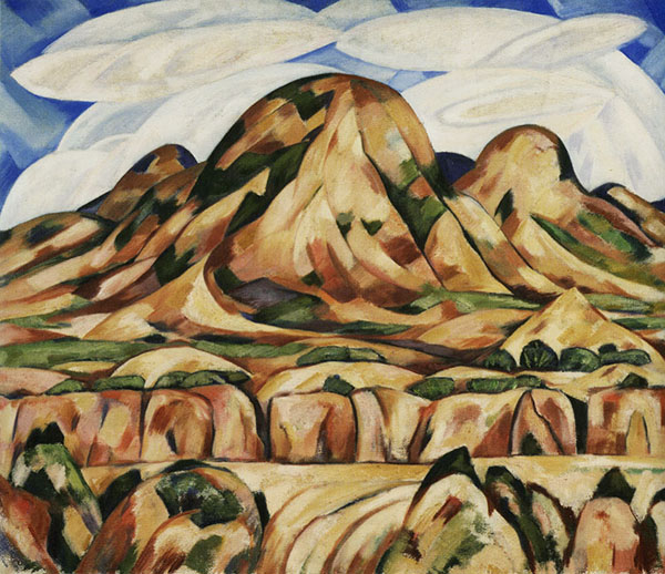 New Mexico Landscape 1919 by Marsden Hartley | Oil Painting Reproduction