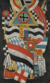 Portrait of a German Officer 1914 By Marsden Hartley