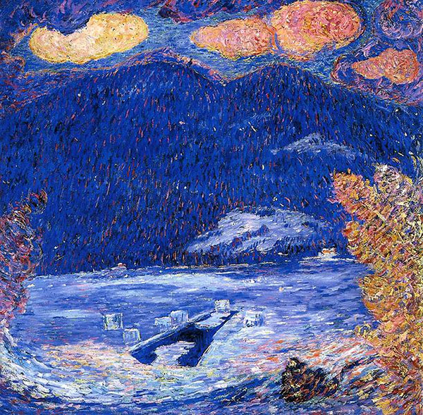 The Ice Hole 1908 by Marsden Hartley | Oil Painting Reproduction