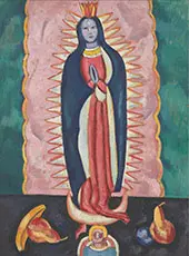 The Virgin of Guadalupe 1918 By Marsden Hartley