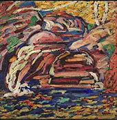 Untitled Maine Landscape 1910 By Marsden Hartley