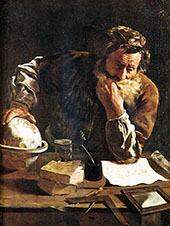 Archimedes 1620 By Domenico Fetti