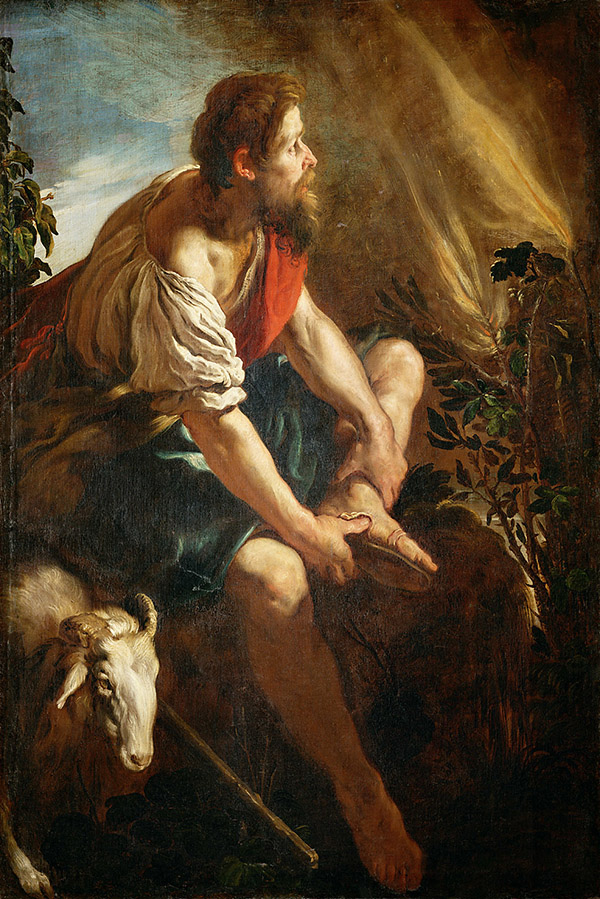 Moses before The Burning Bush | Oil Painting Reproduction