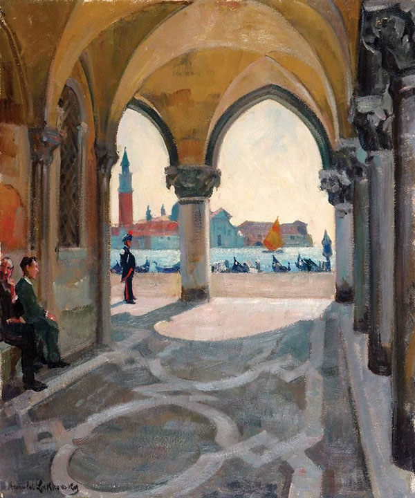 Venice by Arnold Lakhovsky | Oil Painting Reproduction
