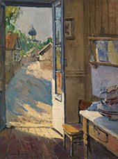 View of a Street in Pskov By Arnold Lakhovsky