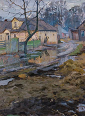 Village in Spring By Arnold Lakhovsky