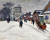Winter Scene By Arnold Lakhovsky
