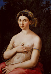 La Fornarina, Portrait of a Woman c1518 By Raphael
