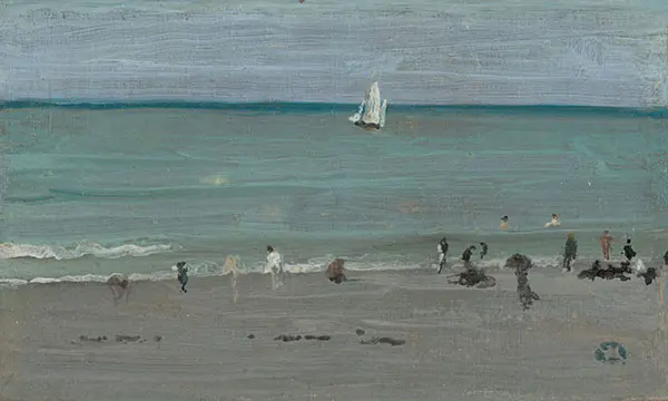 Coast Scene Bathers By James McNeill Whistler