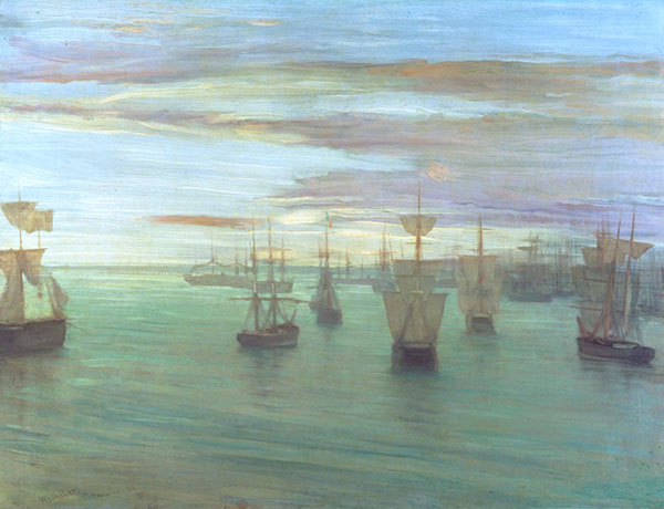 Crepuscule in Flesh Colour and Green Valparaiso 1866 | Oil Painting Reproduction