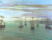 Crepuscule in Flesh Colour and Green Valparaiso 1866 By James McNeill Whistler