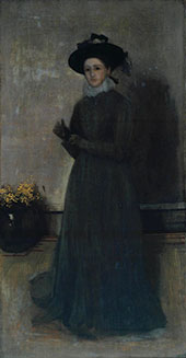 Miss Agnes Mary Alexander c1873 By James McNeill Whistler
