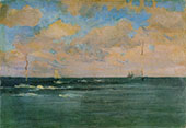 The Bathing Posts Brittany 1893 By James McNeill Whistler