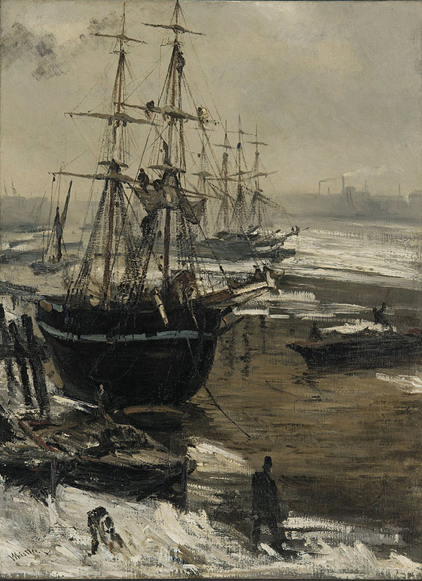 The Thames in Ice 1860 | Oil Painting Reproduction