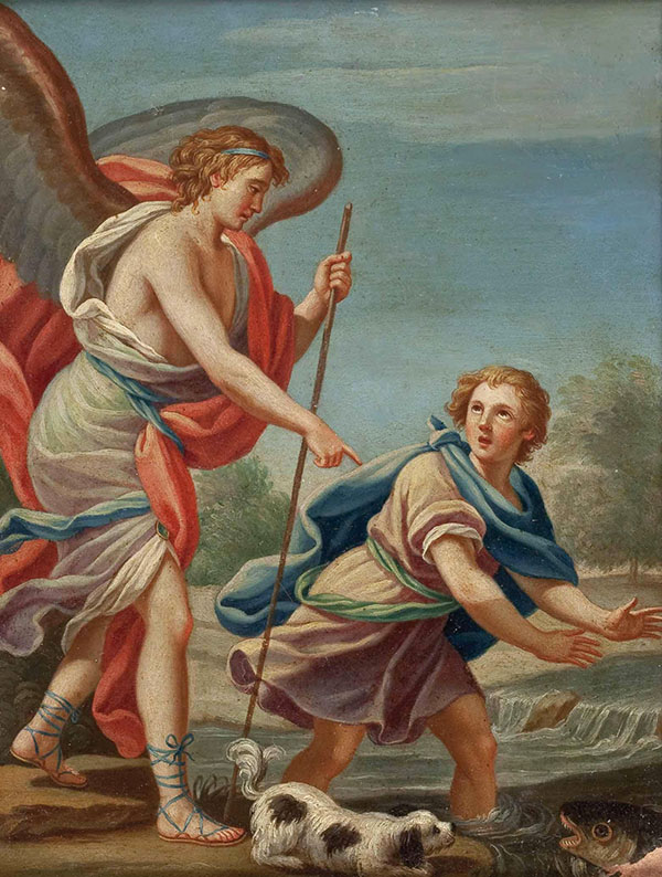 Erzengel Raphael und Tobias by Raphael | Oil Painting Reproduction