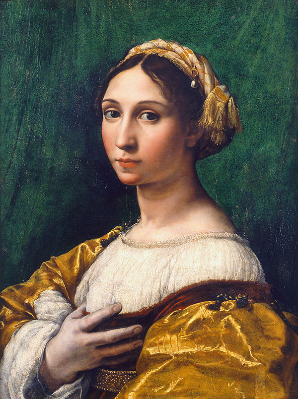 Portrait of a Young Woman by Raphael | Oil Painting Reproduction
