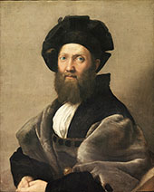 Portrait of Baldassare Castiglione c1515 By Raphael