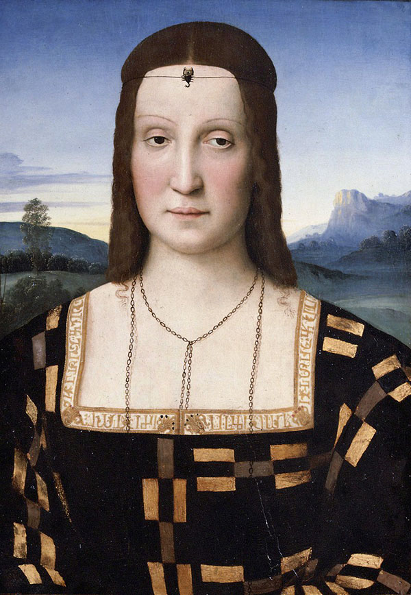 Portrait of Elisabetta Gonzaga c1504 | Oil Painting Reproduction