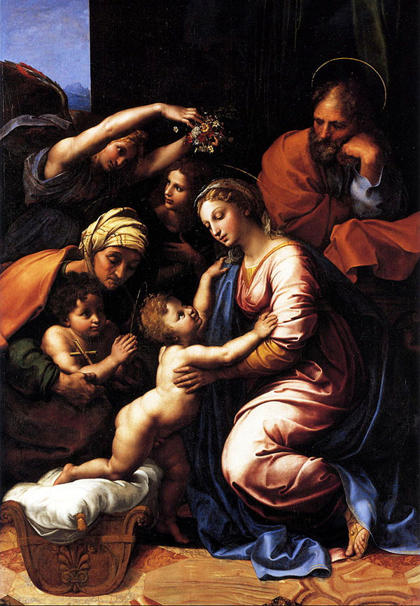 The Holy Family 1518 by Raphael | Oil Painting Reproduction
