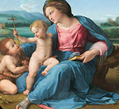 The Alba Madonna c1510 detail By Raphael