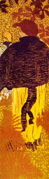 Woman in the Garden 1881 By Pierre Bonnard