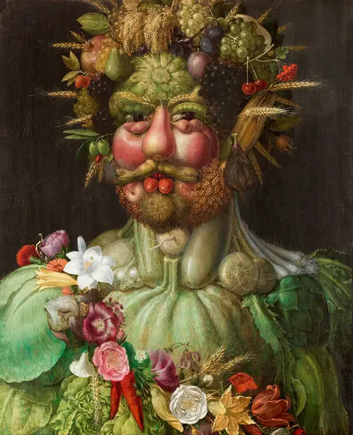 Vertumnus (Rudolf II of Habsburg) 1590 By Giuseppe Arcimboldo