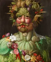 Vertumnus (Rudolf II of Habsburg) 1590 By Giuseppe Arcimboldo
