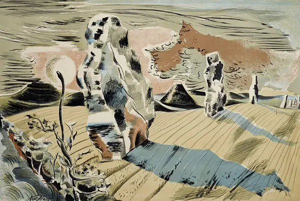 Avebury 1937 By Paul Nash