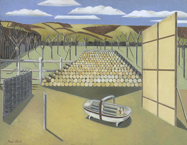 Landscape at Iden by Paul Nash | Oil Painting Reproduction