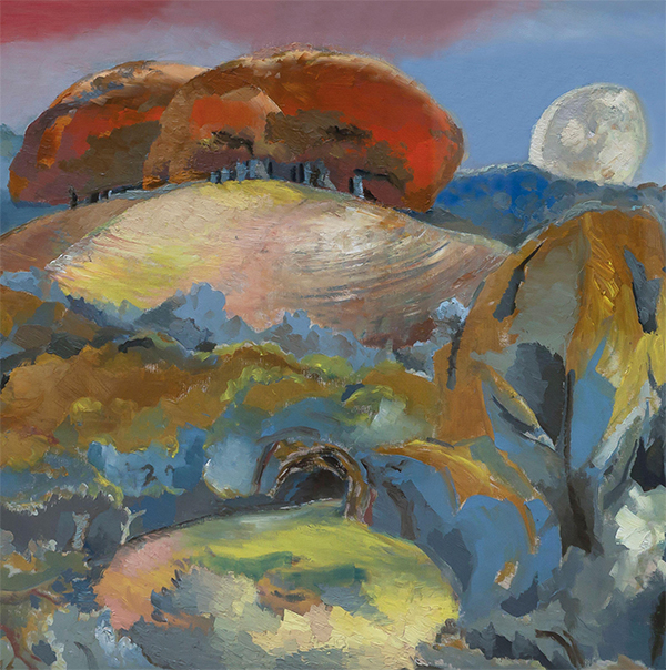 Landscape of The Moons Last Phase by Paul Nash | Oil Painting Reproduction
