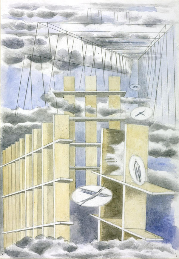 Mansions of The Dead 1932 by Paul Nash | Oil Painting Reproduction