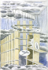 Mansions of The Dead 1932 By Paul Nash