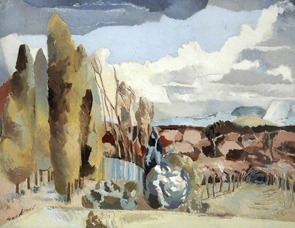 March Landscape by Paul Nash | Oil Painting Reproduction
