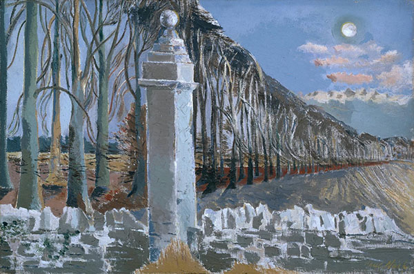 Pillar and Moon by Paul Nash | Oil Painting Reproduction