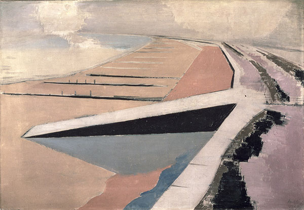 Promenade along The Coast by Paul Nash | Oil Painting Reproduction