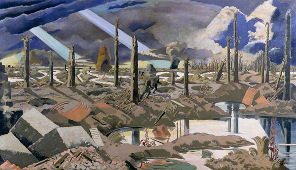 The Menin Road by Paul Nash | Oil Painting Reproduction